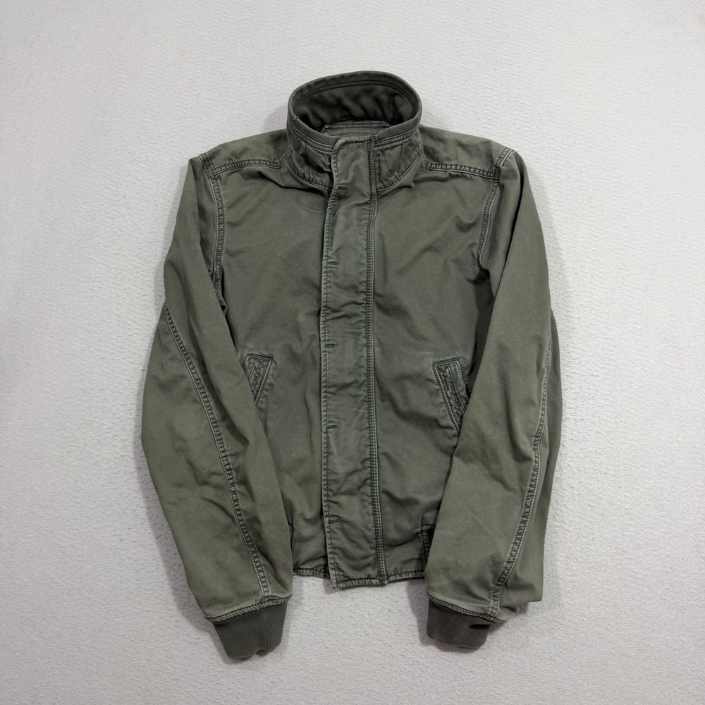 Abercrombie & Fitch Jacket Women Large Green Wakely Jacket Military Utility Army
